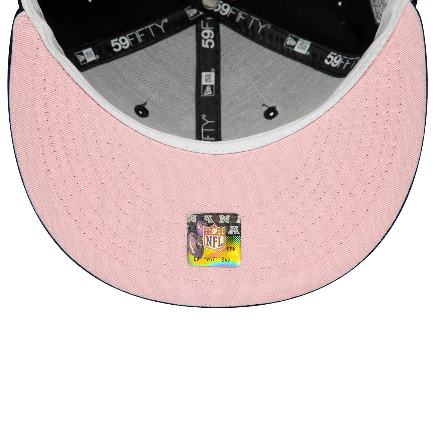 This is a New England Patriots NFL Rivals Black 59FIFTY Fitted Cap 2