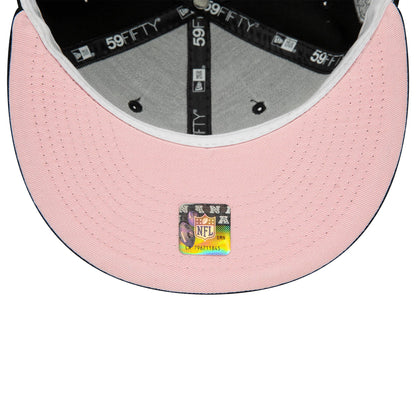 This is a New England Patriots NFL Rivals Black 59FIFTY Fitted Cap 2