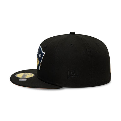 This is a New England Patriots NFL Rivals Black 59FIFTY Fitted Cap 7