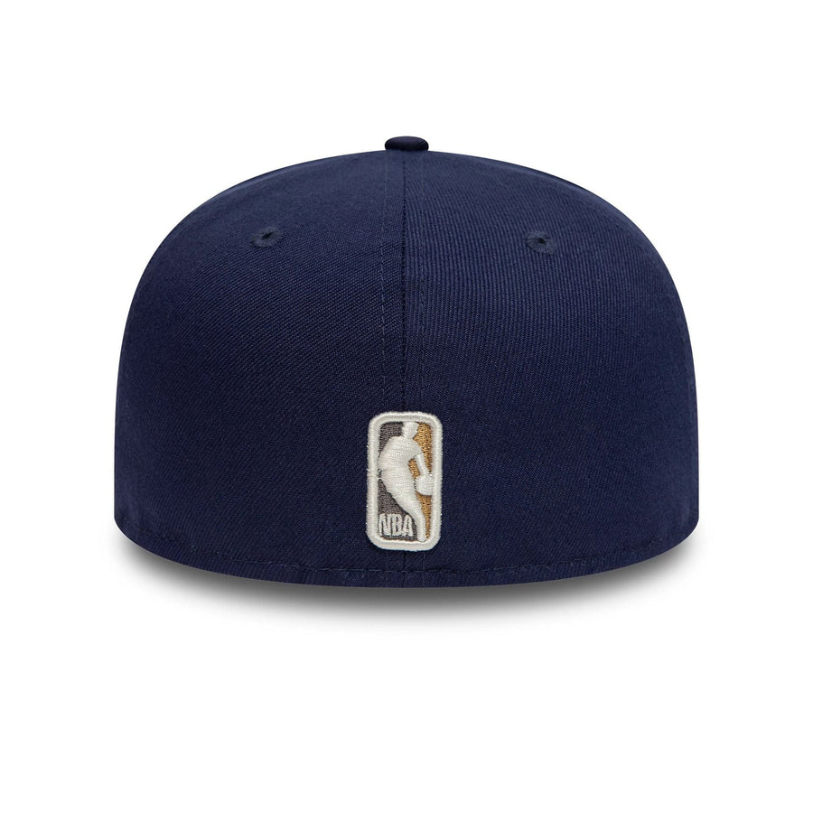 This is a Charlotte Hornets NBA Side Patch Navy 59FIFTY Fitted Cap 5