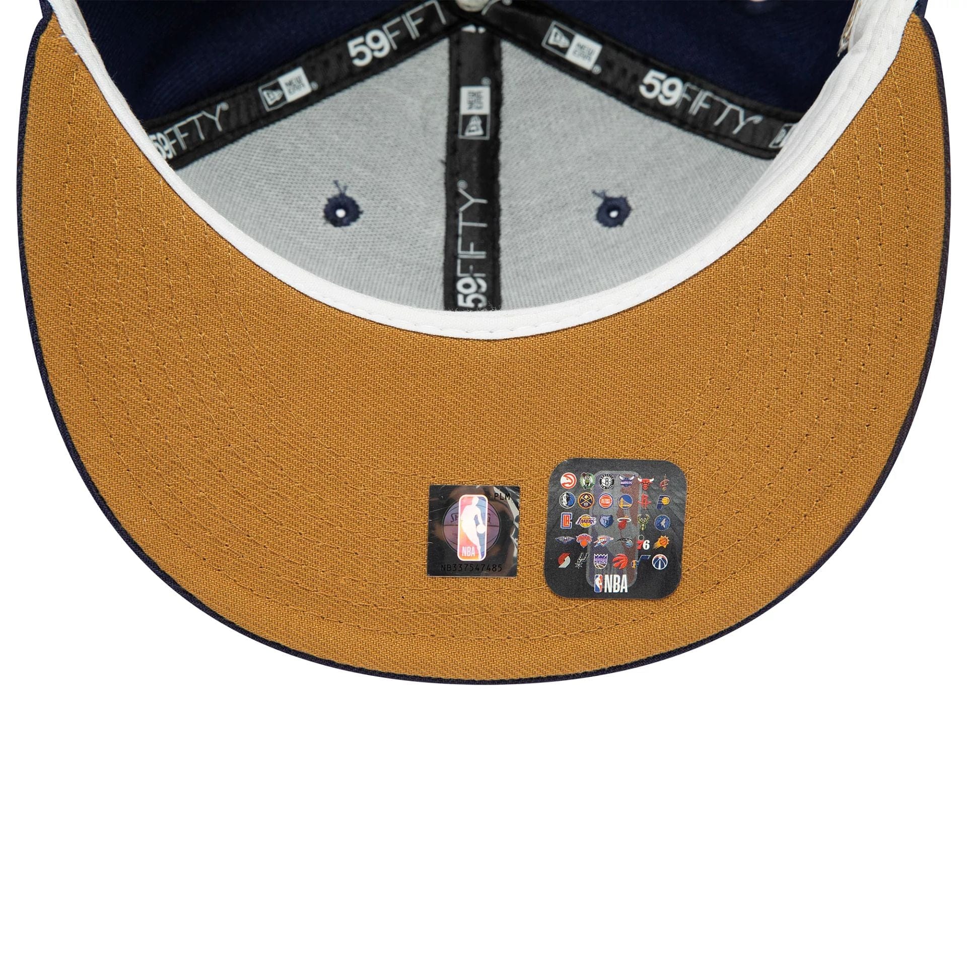 This is a Charlotte Hornets NBA Side Patch Navy 59FIFTY Fitted Cap 2