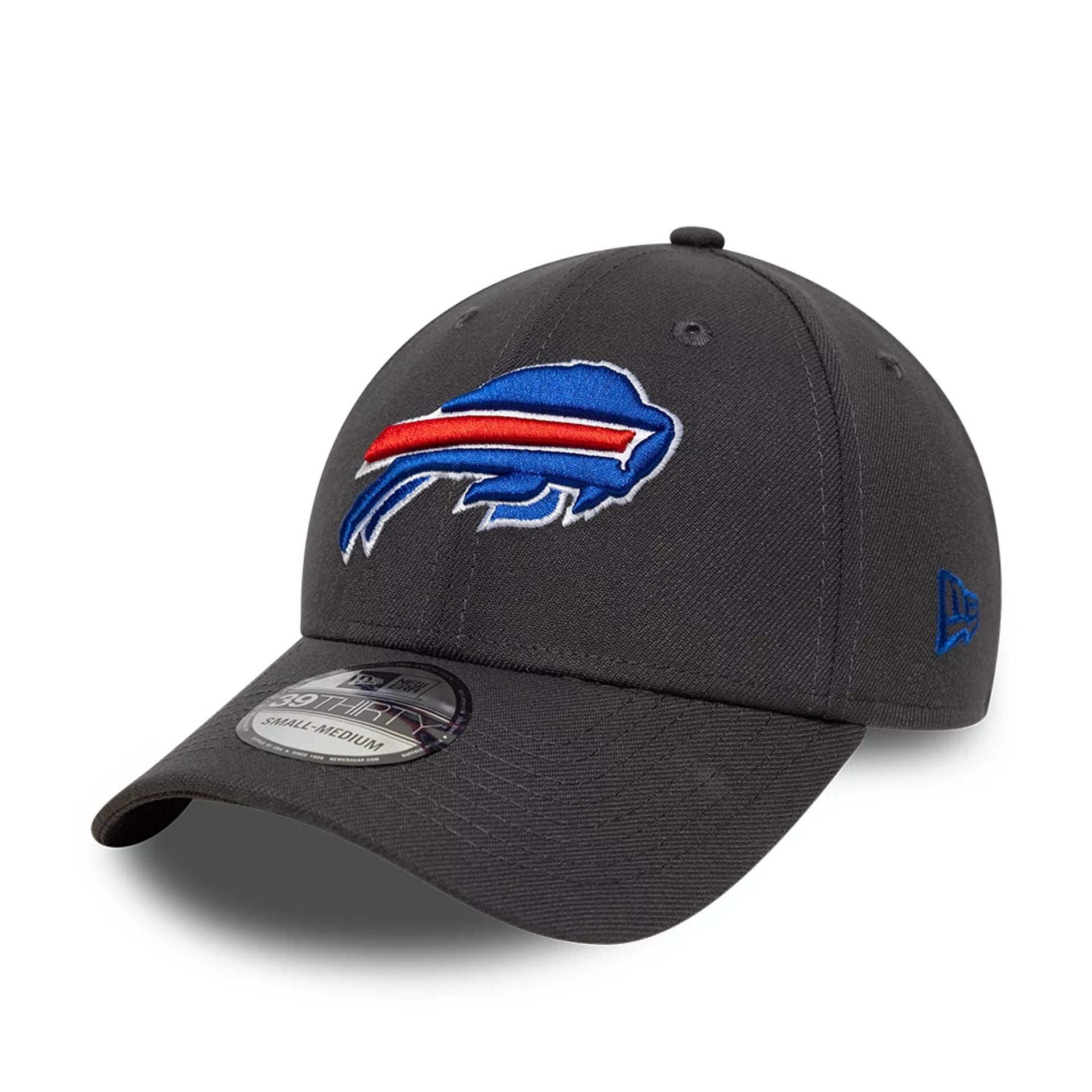 This is a Buffalo Bills NFL Grey 39THIRTY Stretch Fit Cap 1