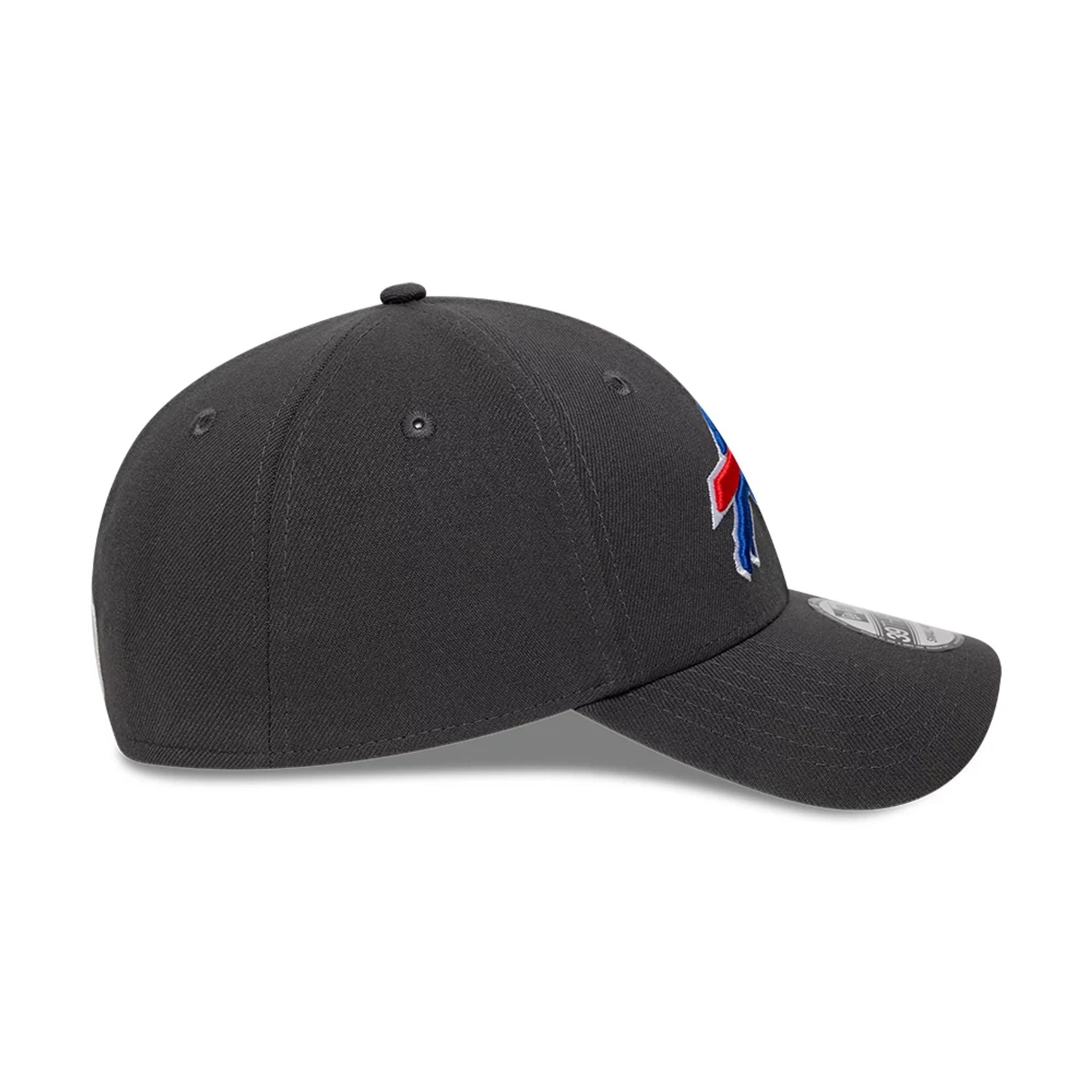 This is a Buffalo Bills NFL Grey 39THIRTY Stretch Fit Cap 6
