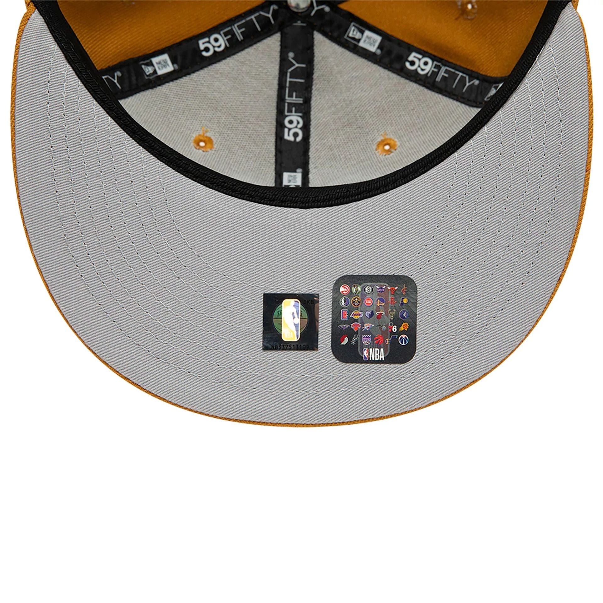This is a Memphis Grizzlies NBA Camel Beige 59FIFTY Fitted Cap 2