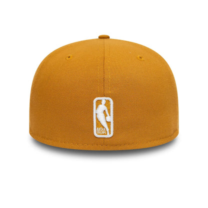 This is a Philadelphia 76ers NBA Camel Beige 59FIFTY Fitted Cap 5