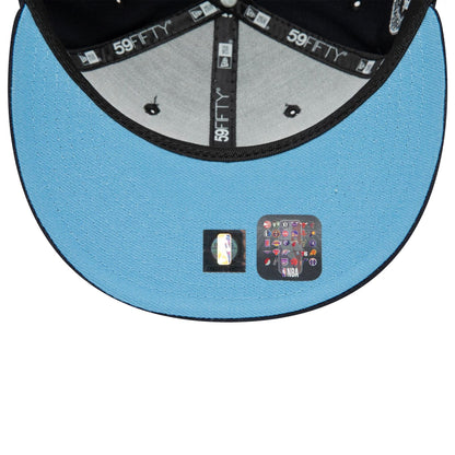 This is a Chicago Bulls NBA Side Patch Navy 59FIFTY Fitted Cap 2