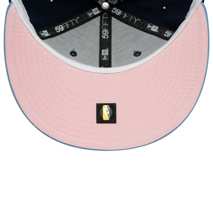 This is a Memphis Grizzlies NBA Side Patch Dark Blue 59FIFTY Fitted Cap 2