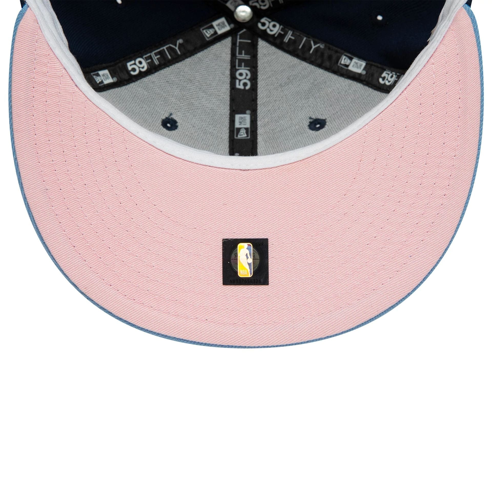 This is a Memphis Grizzlies NBA Side Patch Dark Blue 59FIFTY Fitted Cap 2