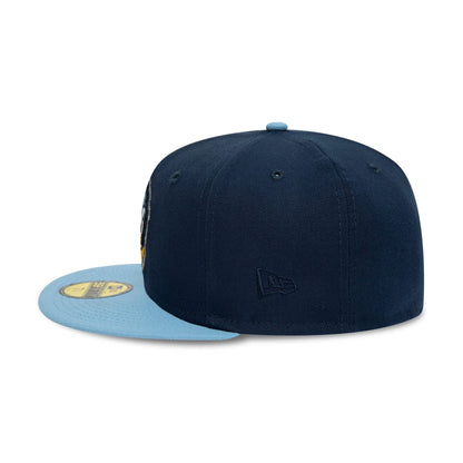 This is a Memphis Grizzlies NBA Side Patch Dark Blue 59FIFTY Fitted Cap 7
