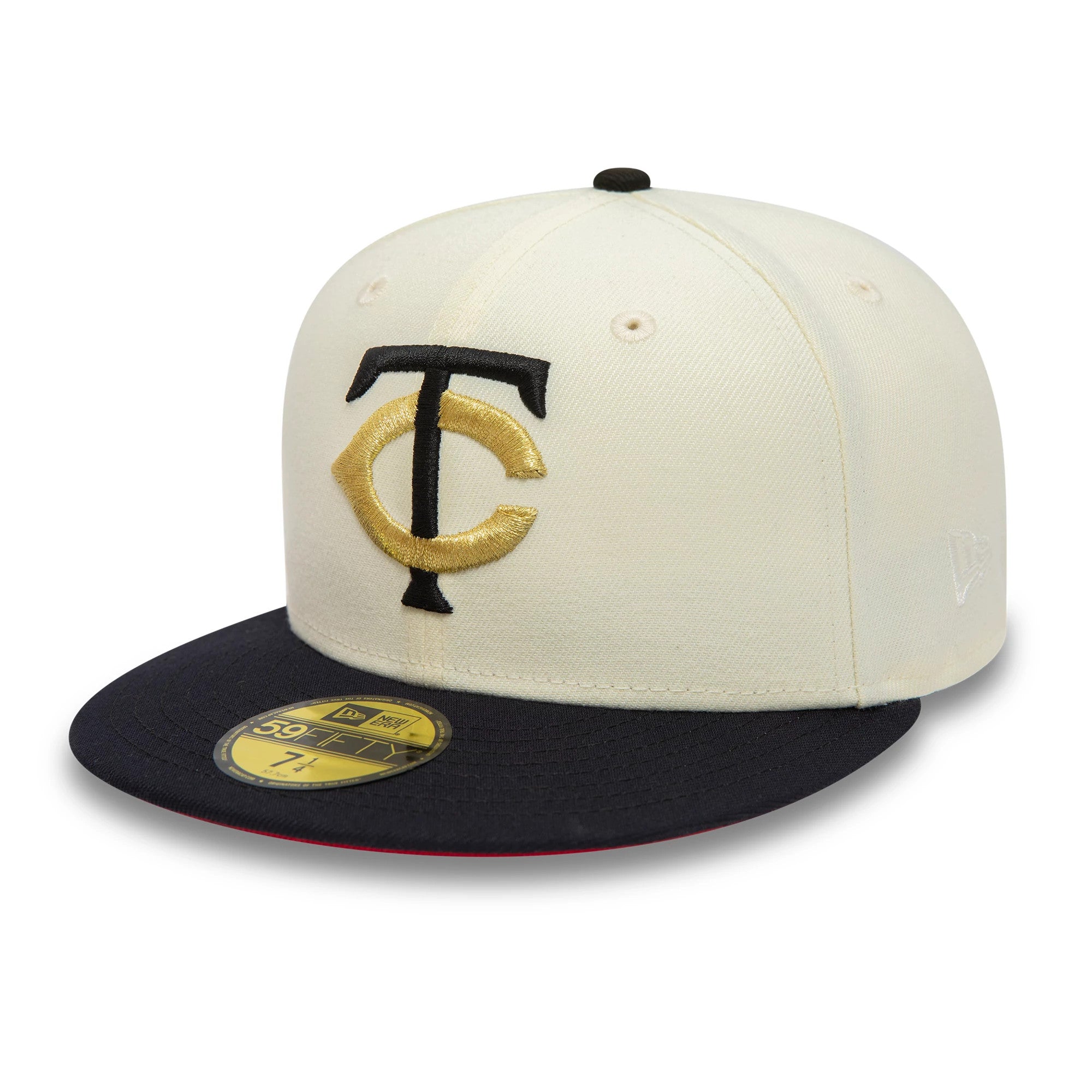 This is a Minnesota Twins MLB White 59FIFTY Fitted Cap 4
