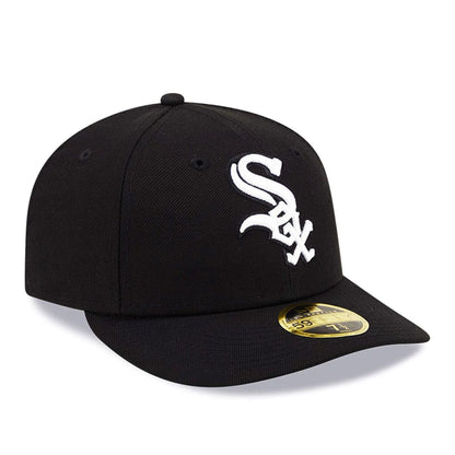 Pictured is this Chicago White Sox Black Low Profile 59FIFTY Fitted Cap 4