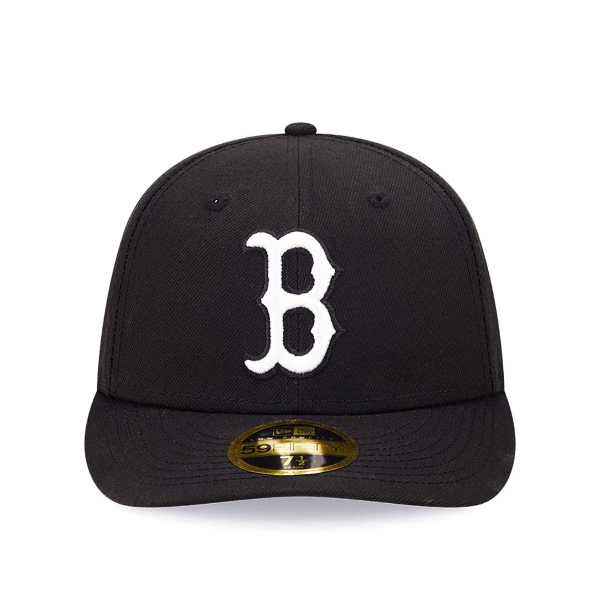 Pictured is this Boston Red Sox Black Low Profile 59FIFTY Fitted Cap 3