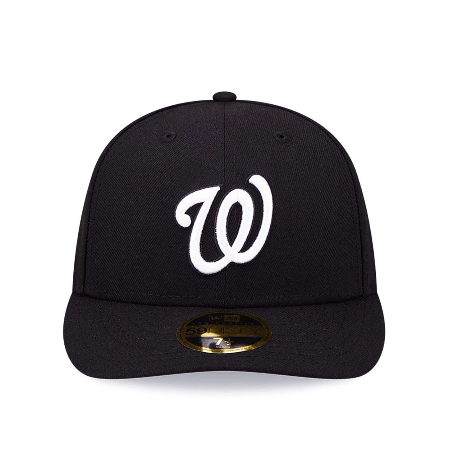 Pictured is this MLB Washington Nationals Black Low Profile 59FIFTY Fitted cap. 3