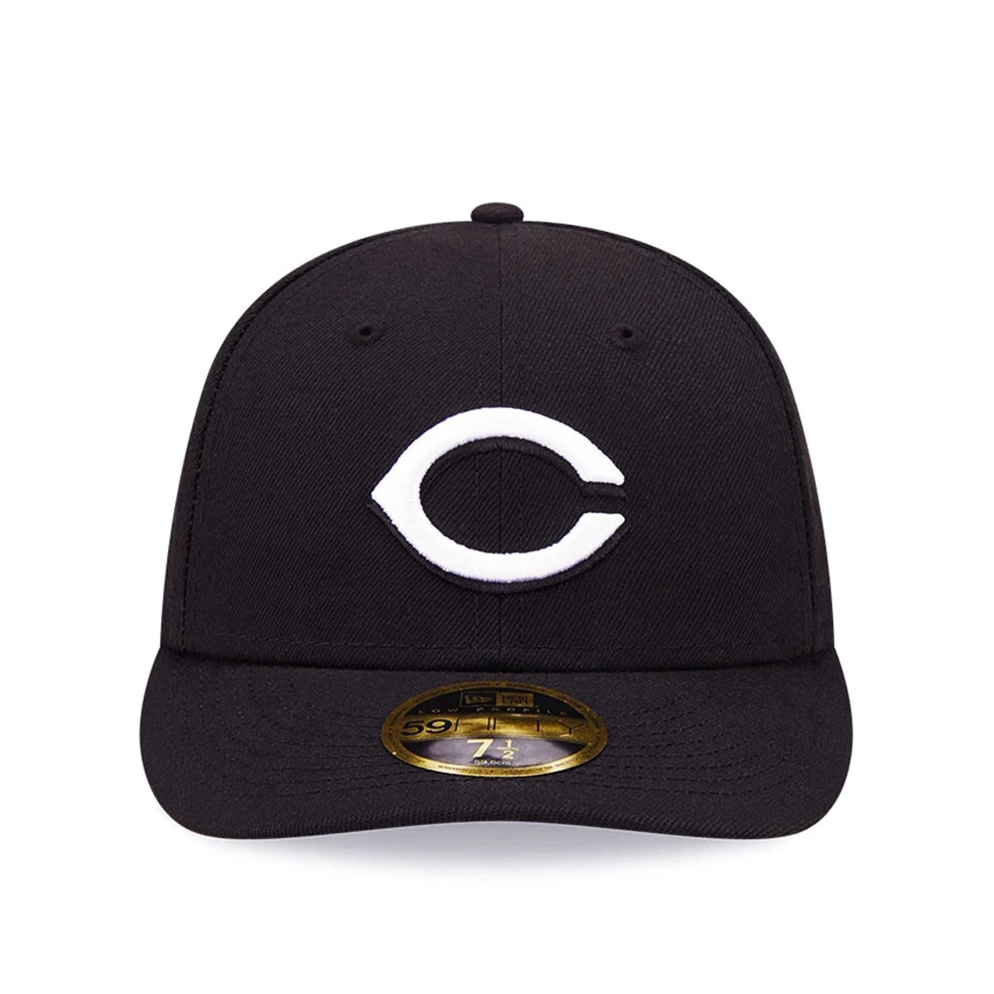 Pictured is this Cincinnati Reds Black Low Profile 59FIFTY Fitted Cap 3