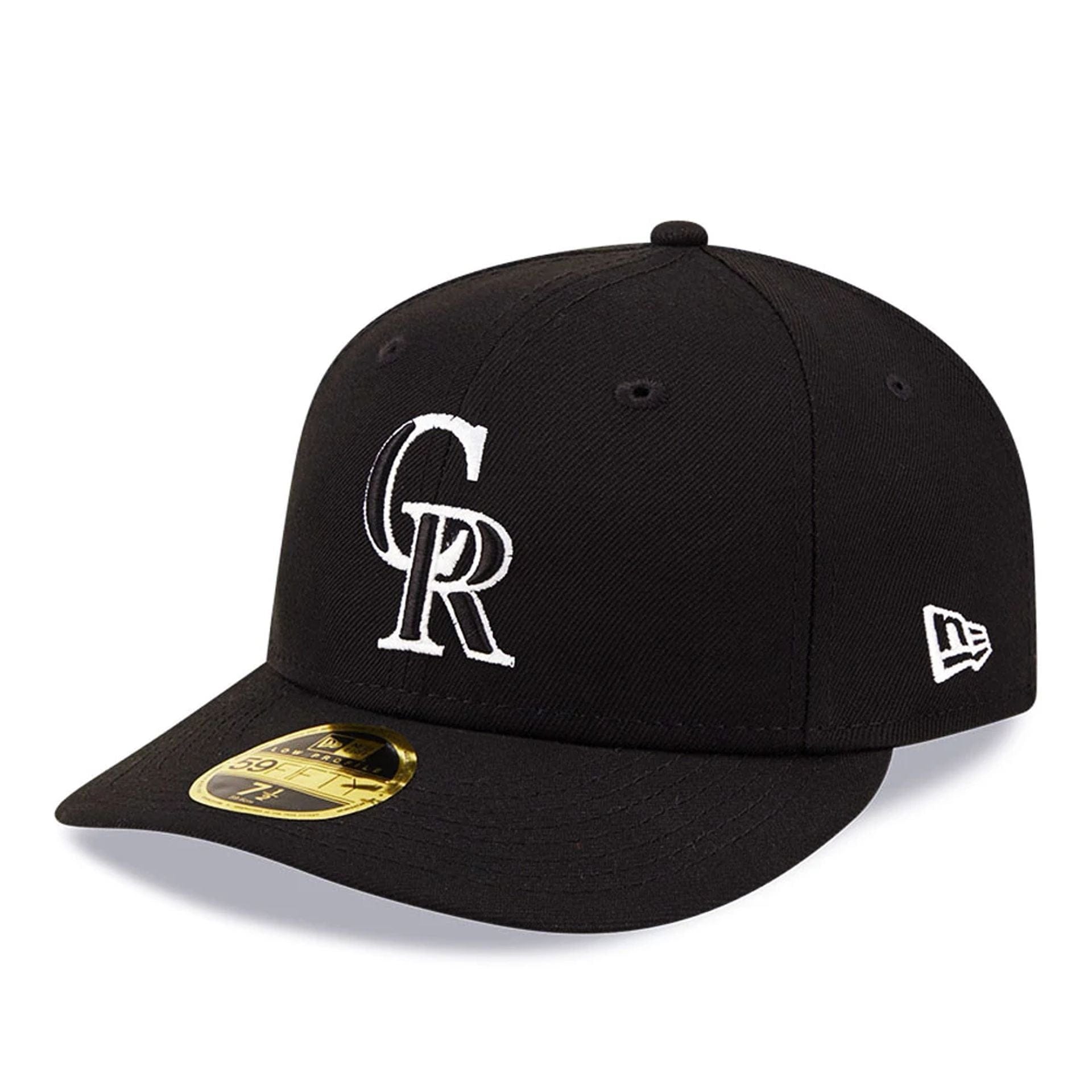 This is a Colorado Rockies Black 59FIFTY Low Profile Cap 1