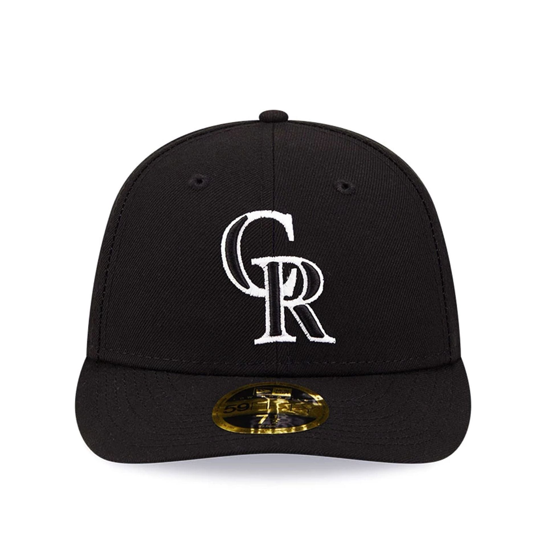 This is a Colorado Rockies Black 59FIFTY Low Profile Cap 3
