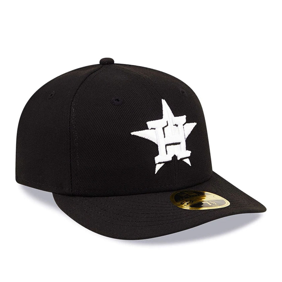 Pictured is this MLB Houston Astros Black Low Profile 59FIFTY Fitted cap. 4