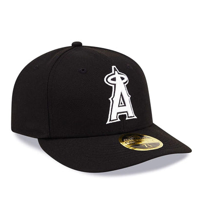 Pictured is this LA Angels Black Low Profile 59FIFTY Fitted Cap 4