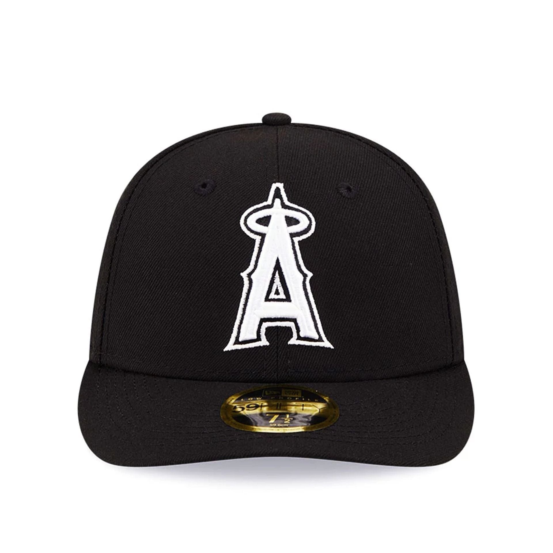 Pictured is this LA Angels Black Low Profile 59FIFTY Fitted Cap 3