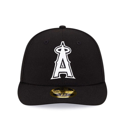 Pictured is this LA Angels Black Low Profile 59FIFTY Fitted Cap 3