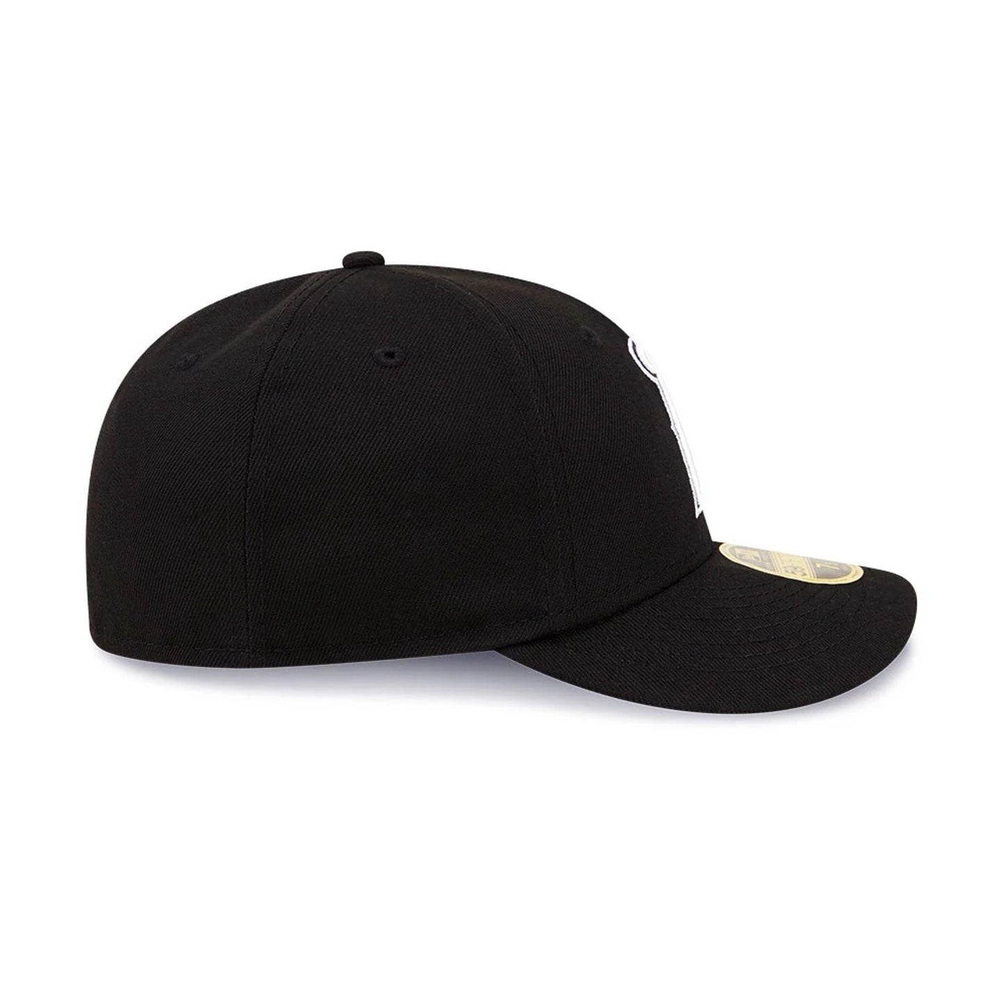 Pictured is this LA Angels Black Low Profile 59FIFTY Fitted Cap 6