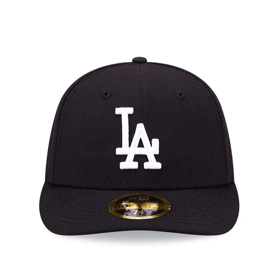 Pictured is this LA Dodgers MLB Black Low Profile 59FIFTY Fitted cap. 3