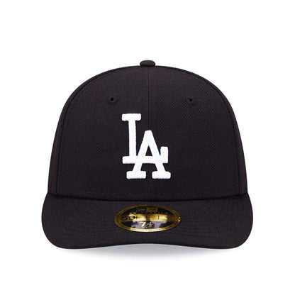 Pictured is this LA Dodgers MLB Black Low Profile 59FIFTY Fitted cap. 3