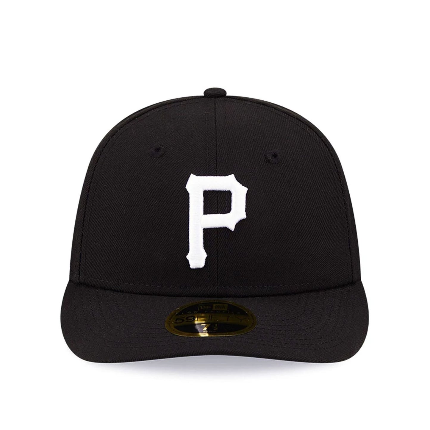 Pictured is this Pittsburgh Pirates MLB Black Low Profile 59FIFTY Fitted cap. 3