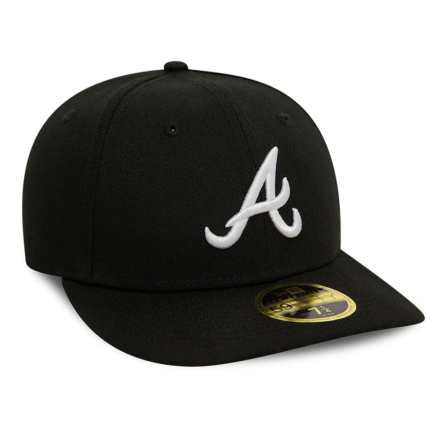 Pictured is this Atlanta Braves Black Low Profile 59FIFTY Fitted Cap 4