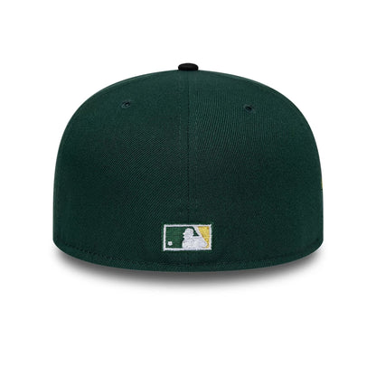 Pictured is this MLB Cooperstown Houston Astros 59FIFTY Fitted cap in dark green. 5