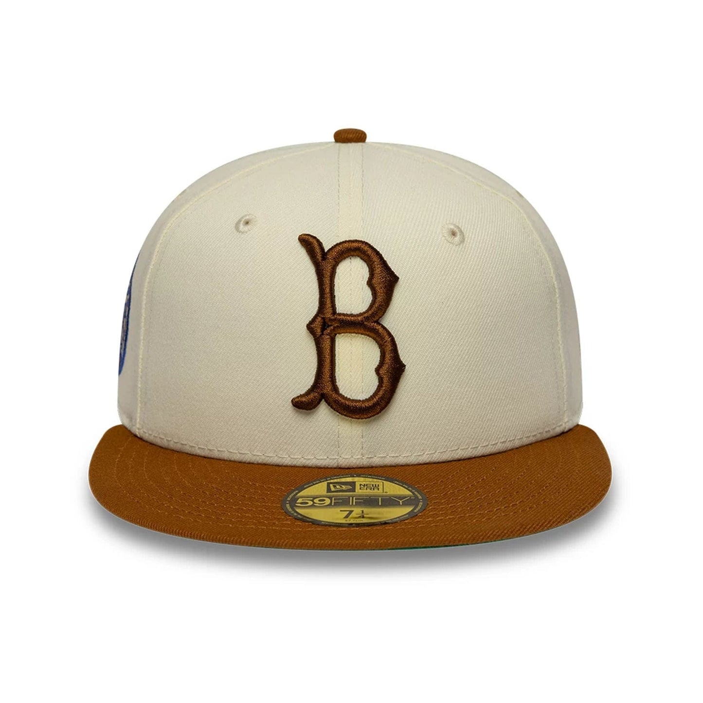 Pictured is this MLB Cooperstown Jackie Robinson Brooklyn Dodgers 59FIFTY Fitted cap in white. 3