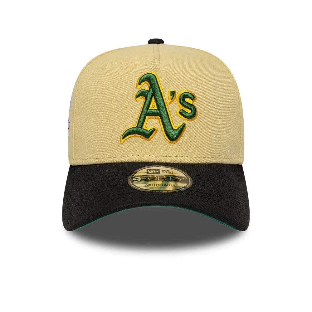 Pictured is this MLB Vegas Athletics 9FORTY A-Frame cap in gold. 3