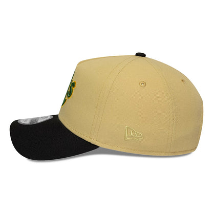 Pictured is this MLB Vegas Athletics 9FORTY A-Frame cap in gold. 6