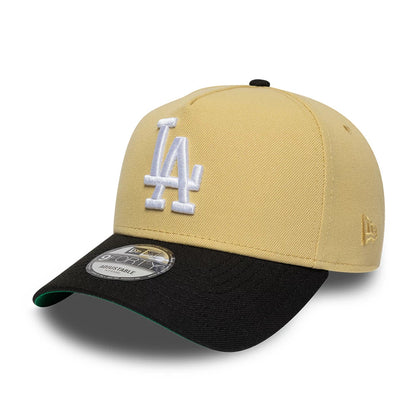 Pictured is this MLB Vegas LA Dodgers 9FORTY A-Frame cap in gold. 4