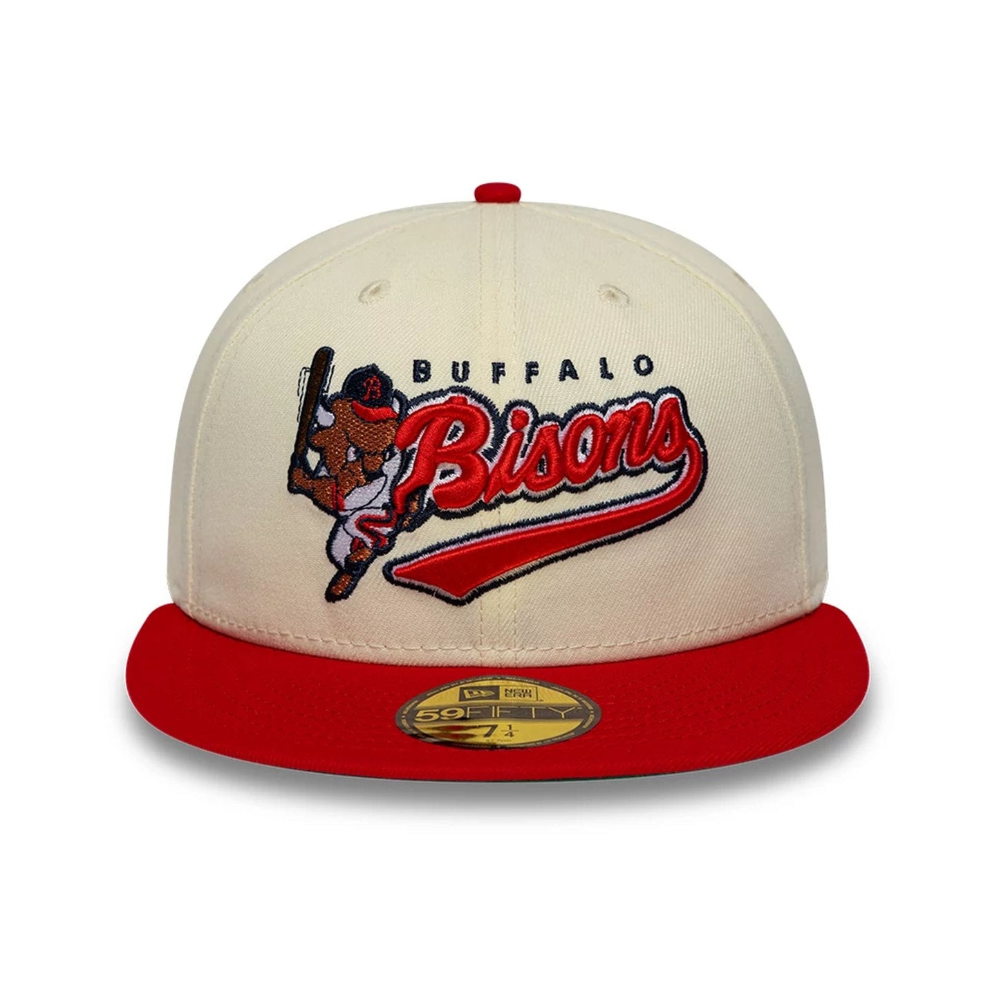 Pictured is this MiLB Hometown Buffalo Bisons 59FIFTY Fitted cap in white. 3