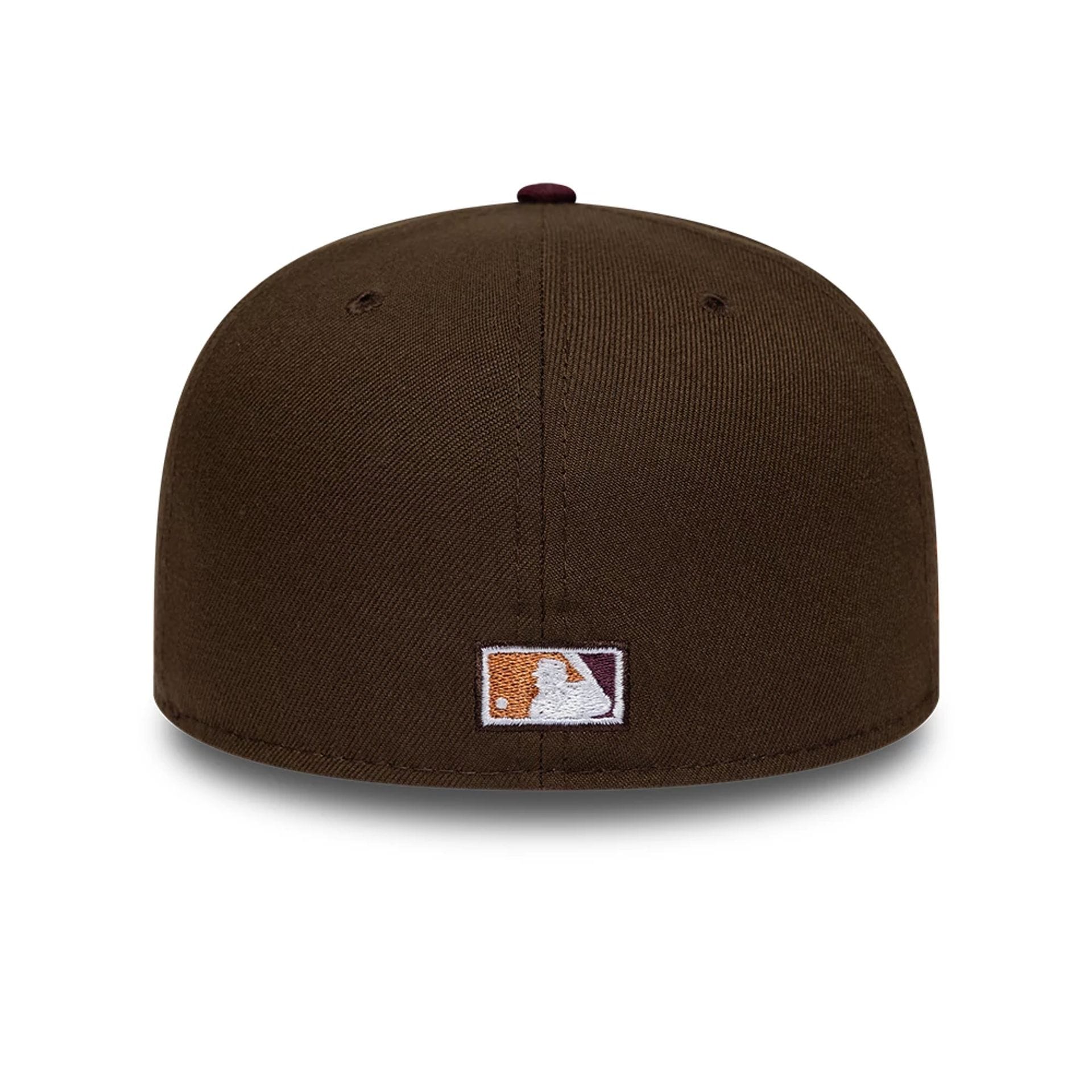 Pictured is this MLB Cooperstown Seattle Mariners 59FIFTY Fitted cap in dark brown. 5