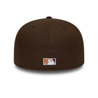 Pictured is this MLB Cooperstown Seattle Mariners 59FIFTY Fitted cap in dark brown. 5