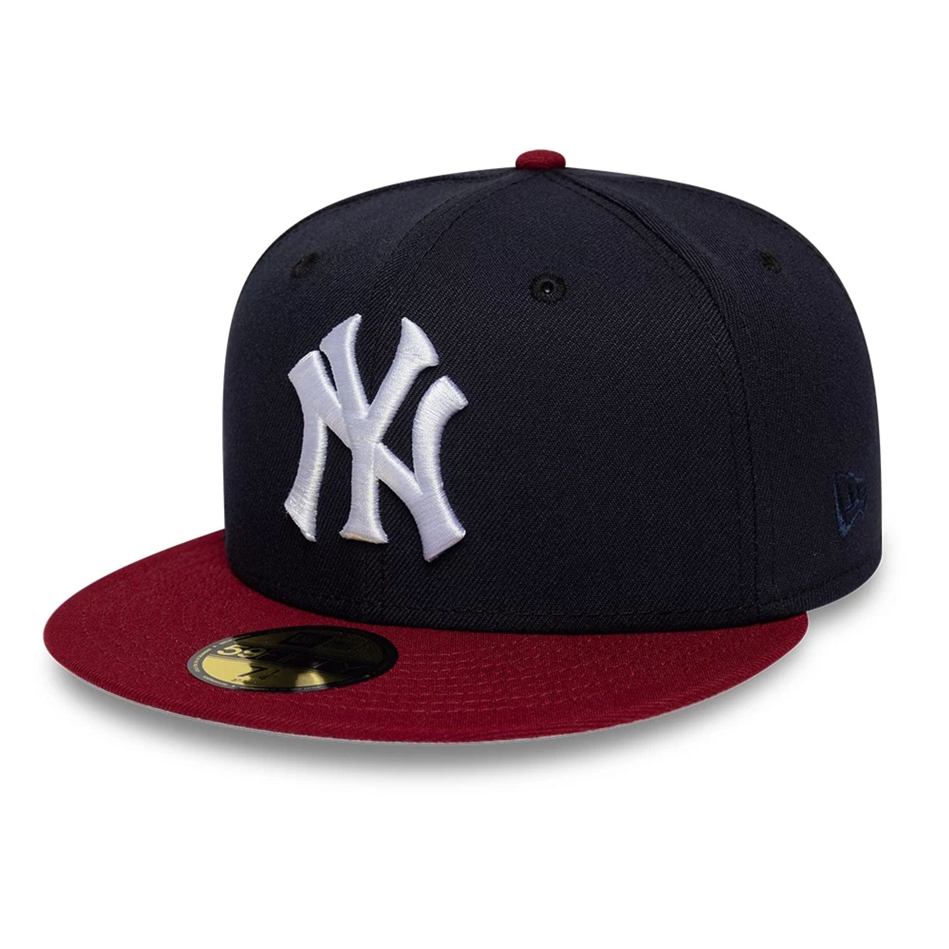Pictured is this MLB Cooperstown New York Yankees 59FIFTY Fitted cap in navy. 4