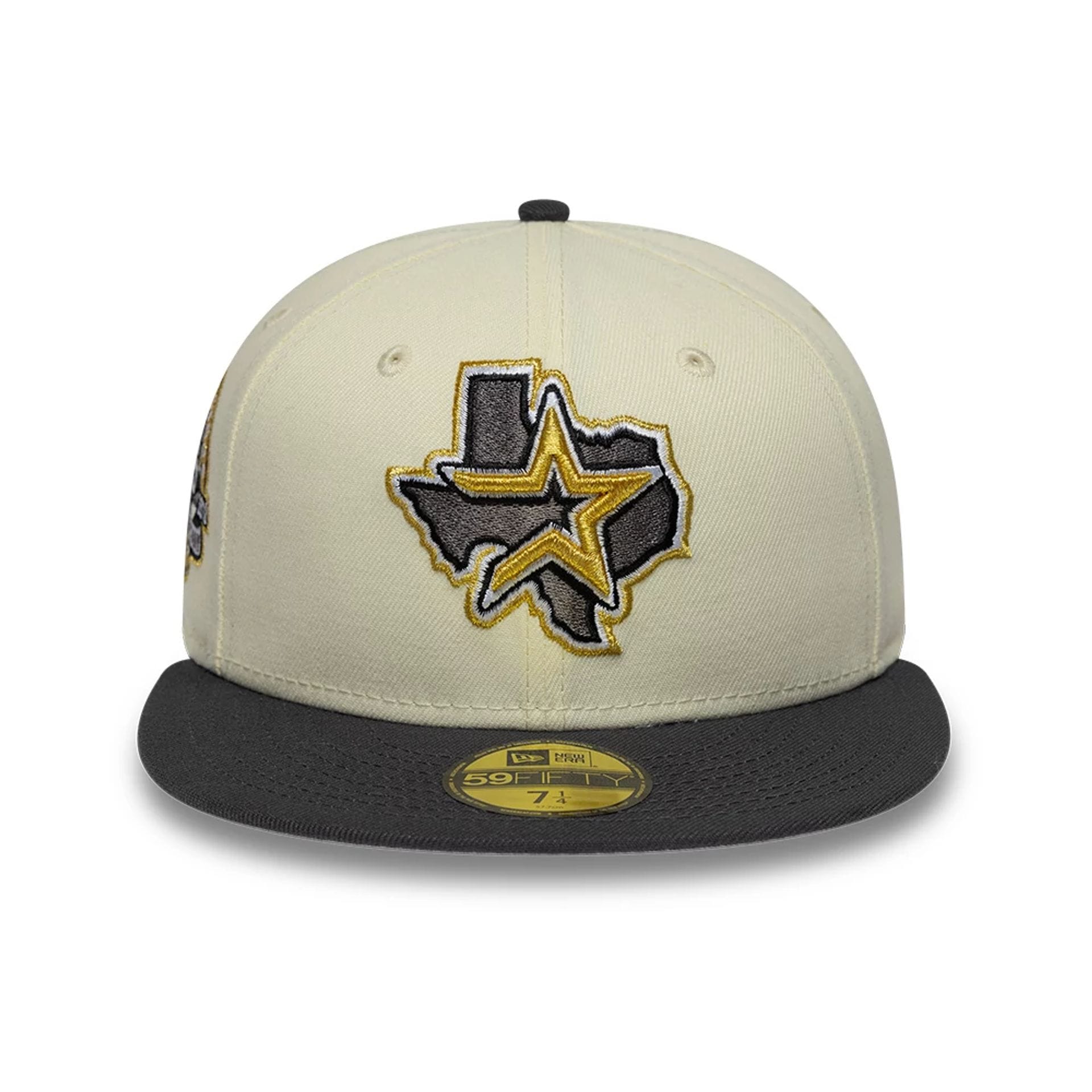 Pictured is this MLB Cooperstown Houston Astros 59FIFTY Fitted cap in white. 3