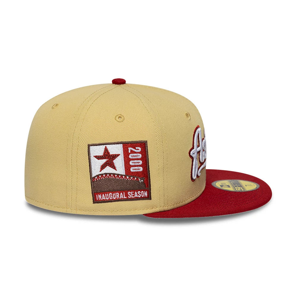 Pictured is this MLB Vegas Houston Astros 59FIFTY Fitted cap in gold. 7
