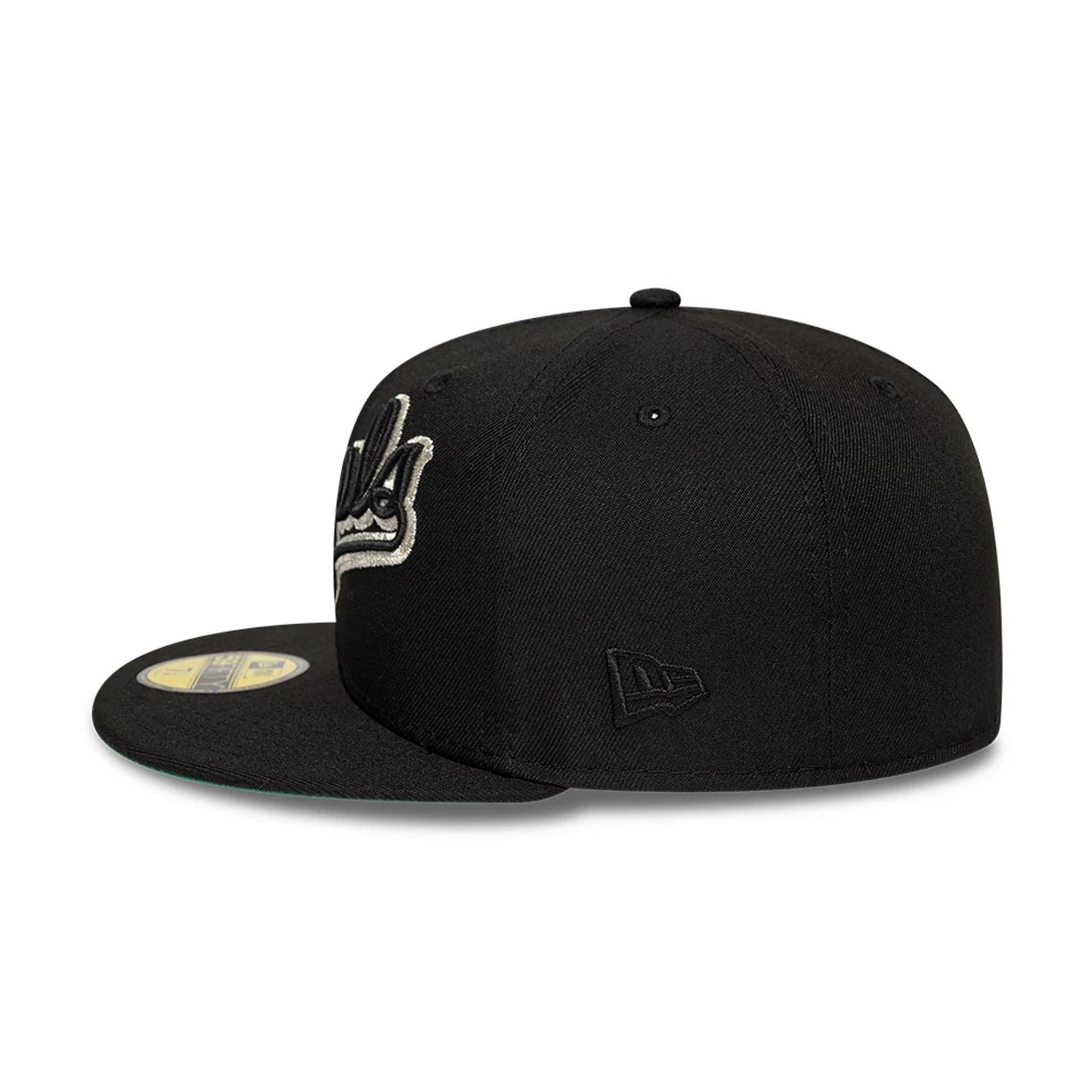 Pictured is this MLB Cooperstown Kansas City Royals 59FIFTY Fitted cap in black. 7