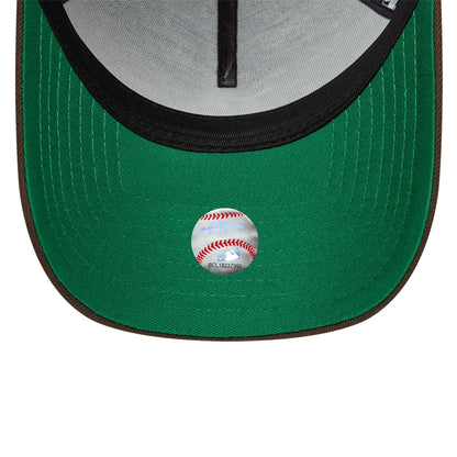Pictured is this MLB Cooperstown LA Dodgers 9FORTY A-Frame cap in black. 2