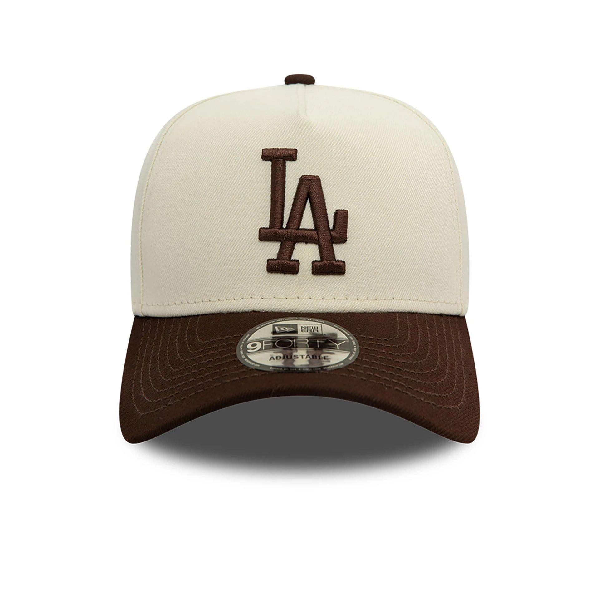 This is a MLB LA Dodgers Cream A-Frame Cap 3