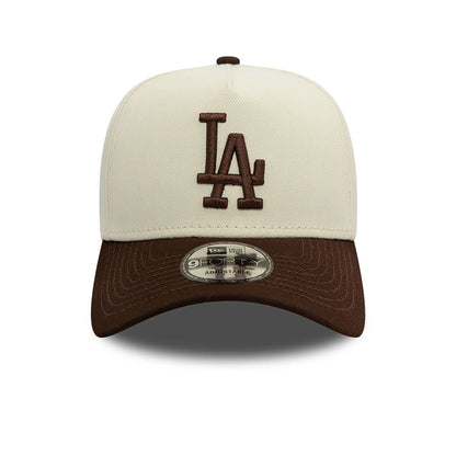 This is a MLB LA Dodgers Cream A-Frame Cap 3