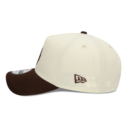 This is a MLB LA Dodgers Cream A-Frame Cap 7
