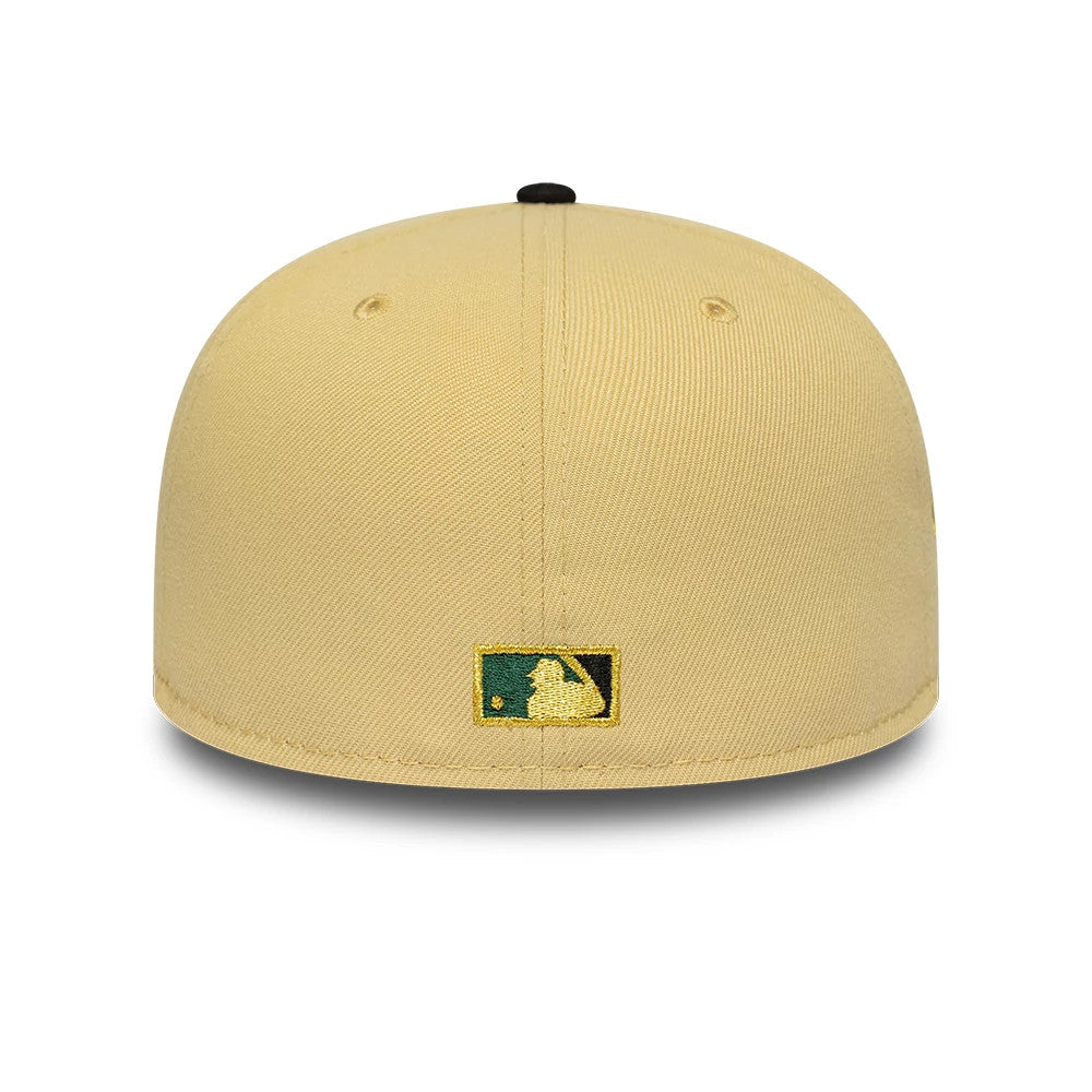 Pictured is this MLB Vegas Houston Astros 59FIFTY Fitted cap in gold & black. 5