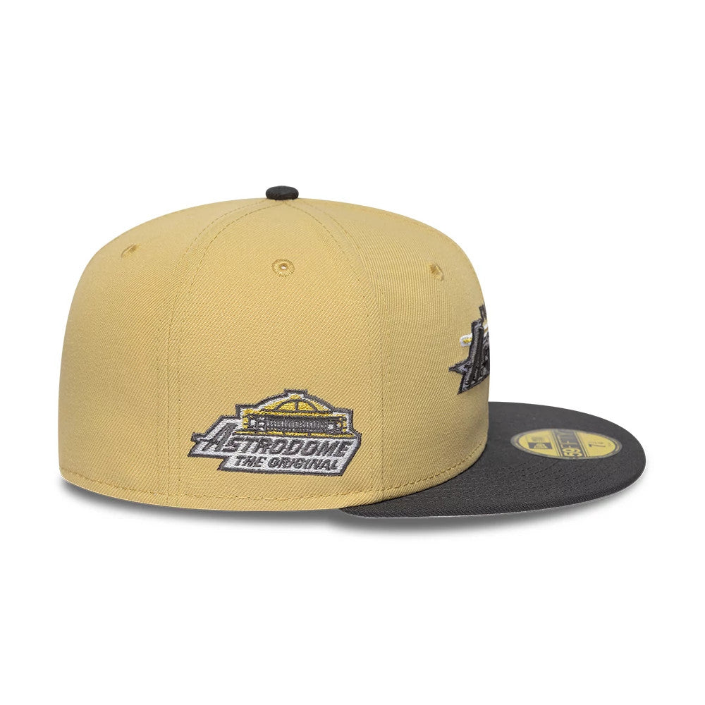 Pictured is this MLB Vegas Houston Astros 59FIFTY Fitted cap in gold. 5