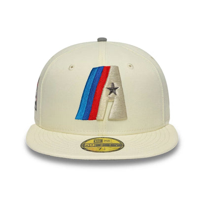 Pictured is this MLB Cooperstown Houston Astros 59FIFTY Fitted cap in white. 3
