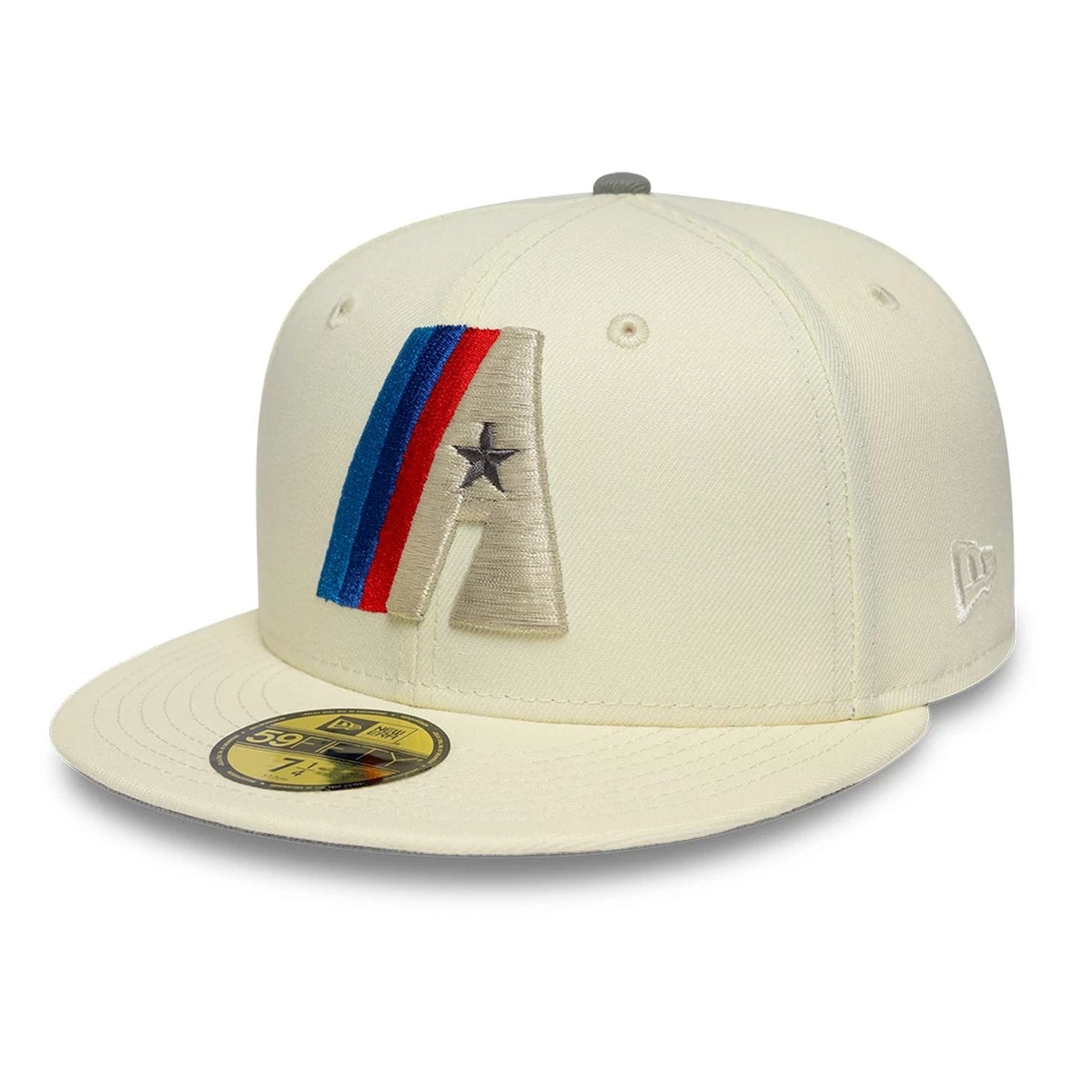 Pictured is this MLB Cooperstown Houston Astros 59FIFTY Fitted cap in white. 4