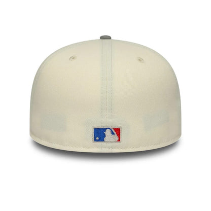 Pictured is this MLB Cooperstown Anniversary Houston Astros 59FIFTY Fitted cap in white. 5